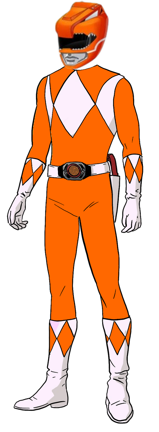 Mighty Morphin Orange Ranger by Manie1234 on DeviantArt