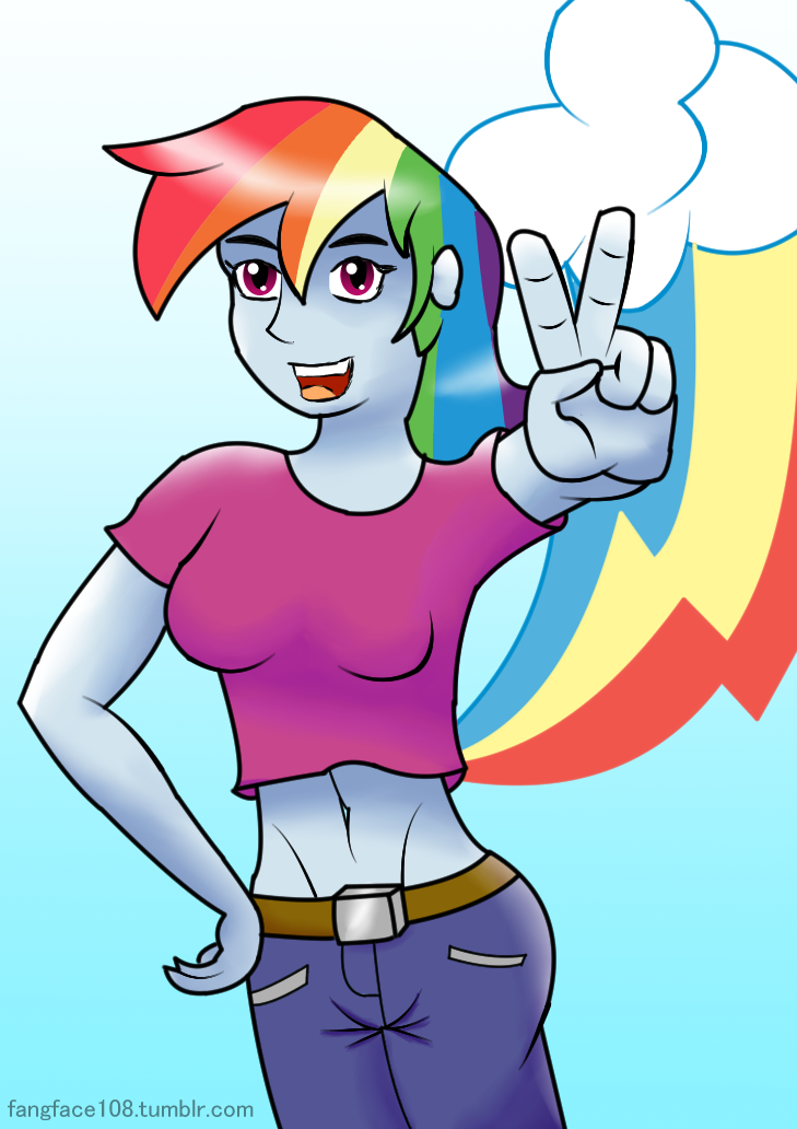 Rainbow Dash (Humanized)