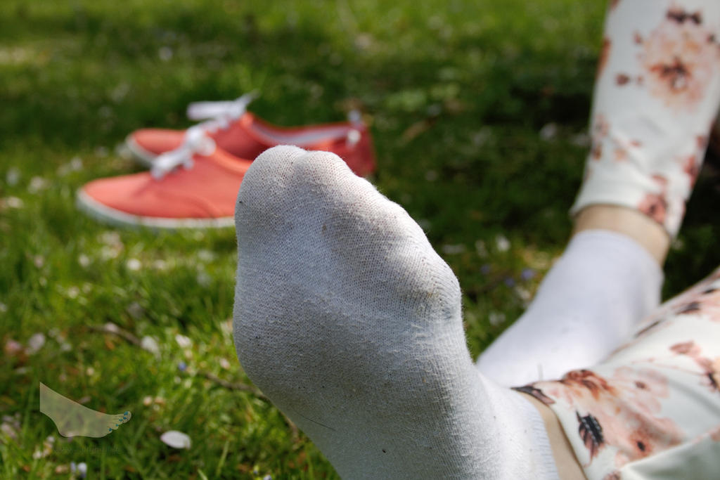 Katharina - White socks close up by foot-portrait on DeviantArt