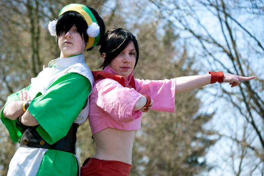 Toph and Ty Lee Cosplay