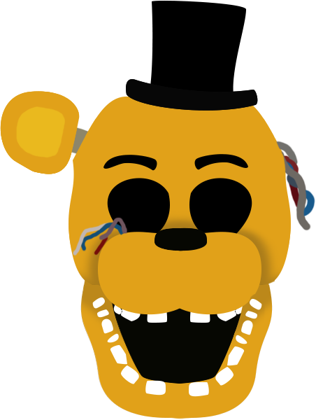 Vector Draw - Golden Freddy