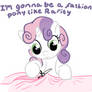 I'm going to be a fashion pony like Rarity