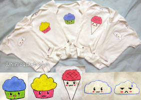 Hand Painted Kawaii Onesies