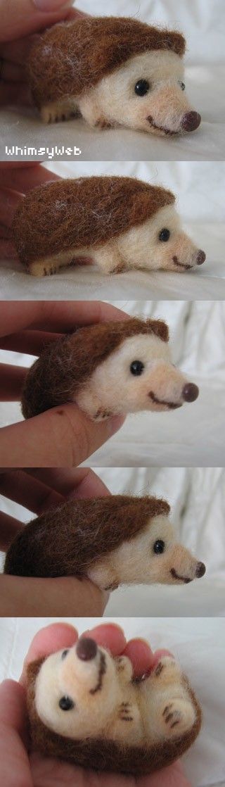 OOAK Needle felted Hedgehog