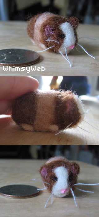 OOAK Needle felted Guinea Pig