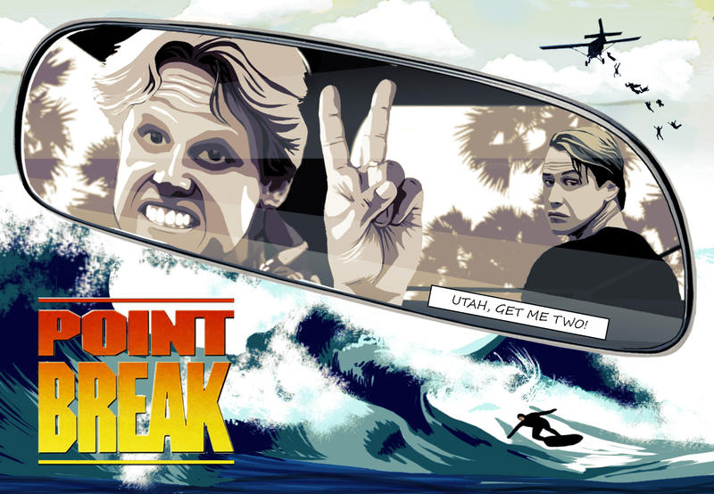 Point Break Sticker Point Break 1991 fan art by SimonaHunter on DeviantArt