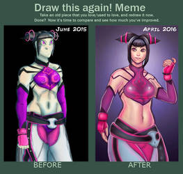 Draw This Again Meme: Juri