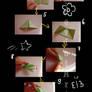 Origami butterfly-step by step