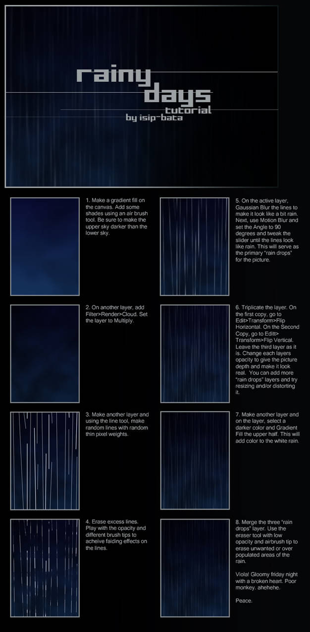 rain tutorial by isip-bata
