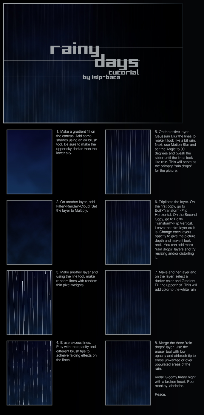 rain tutorial