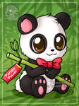 [Commission] Chibi panda by Veemonsito