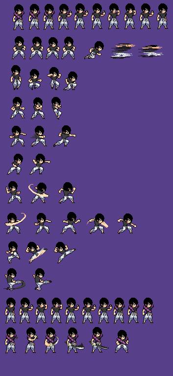 Toji Rotation Sheet Toji sprite sheet 50% done. by kenionsprites on DeviantArt