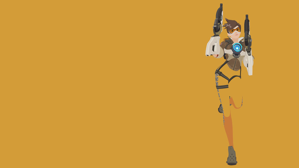 Tracer (Face) Minimalistic Wallpaper (1920x1080) by Sohka217 on DeviantArt