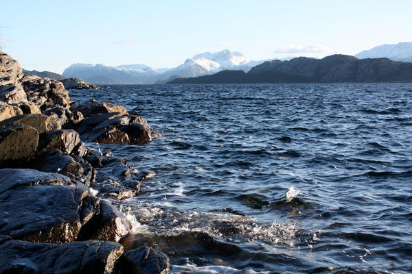 Mountains and sea