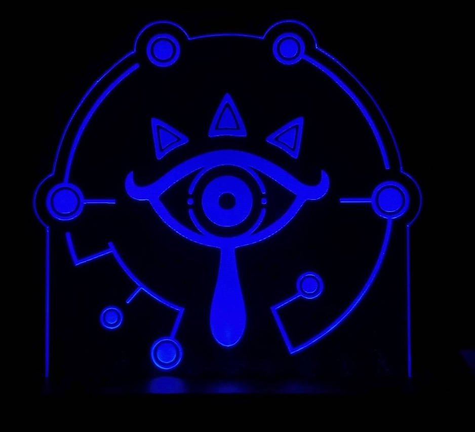 Zelda Rune Icon Sheika Eye Symbol from Zelda Acrylic LED Sign by co2br on DeviantArt