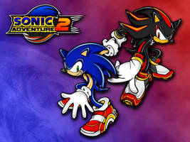 Sonic and Shadow wallpaper