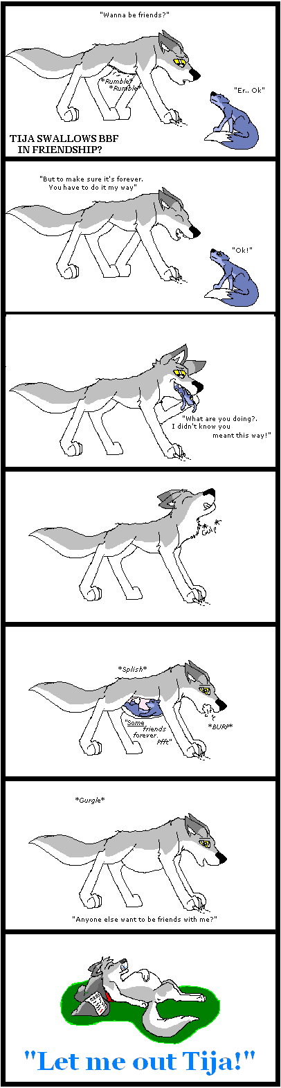 Tija eats BBF +Comic+ by Stija on DeviantArt