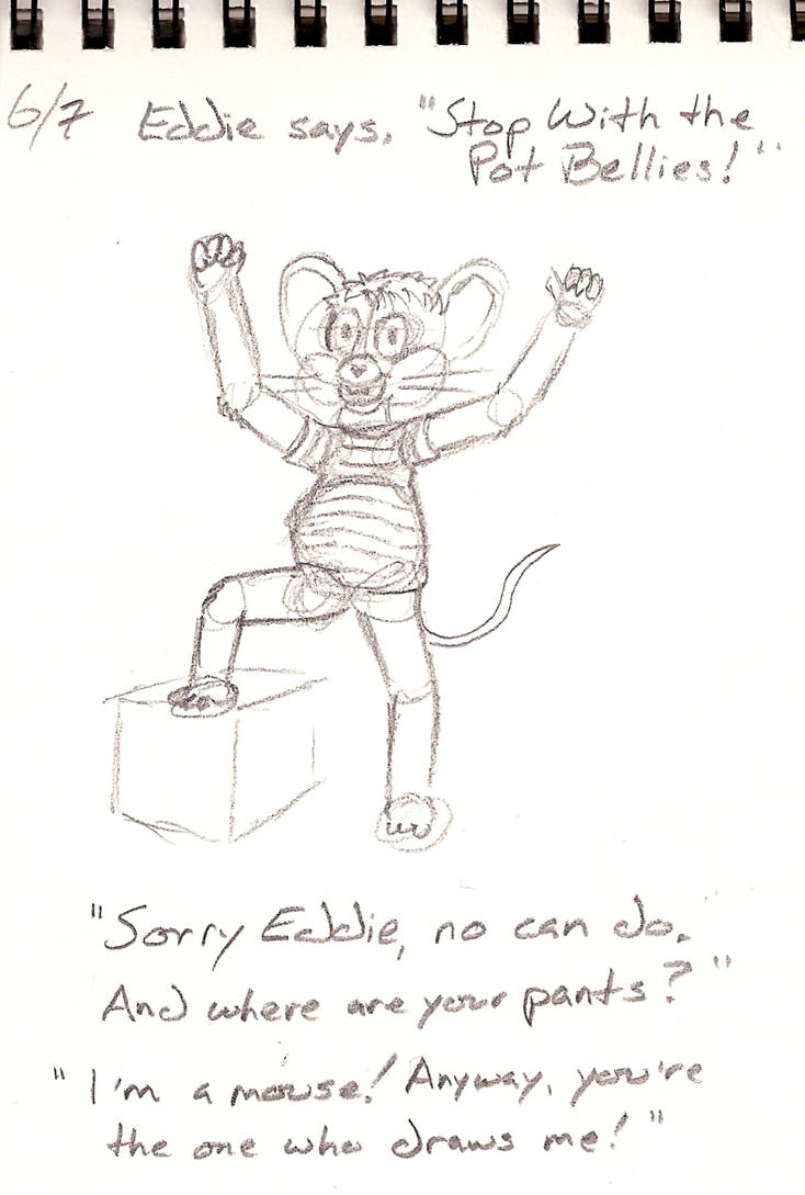 Eddie the Mouse 7 June 2009 by LilFluff on DeviantArt