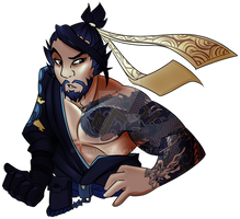 Hanzo Bust (Commission)