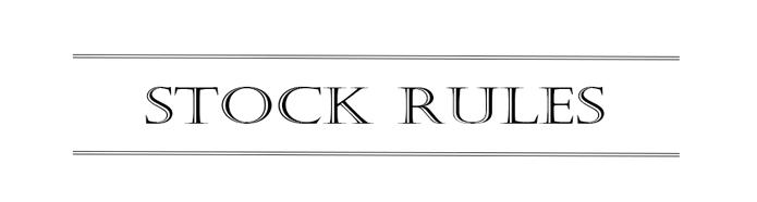 Stock Rules by Dea-Vesta Stock Rules by Dea-Vesta
