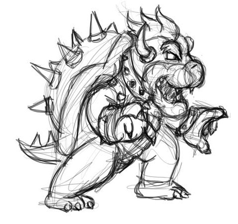 Bowser Sketch