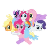 (Commission) Mane Six + Vocal Conjoined