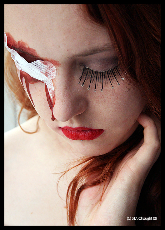 One Eye Pinterest Girl with One Eye by STARdrought on DeviantArt