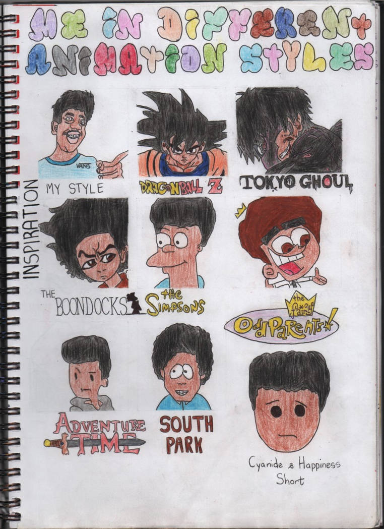 Anim@tion Style Me in different animation styles by MichaelOwenduToit on DeviantArt