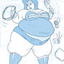 Commission: Fat Wonder Woman