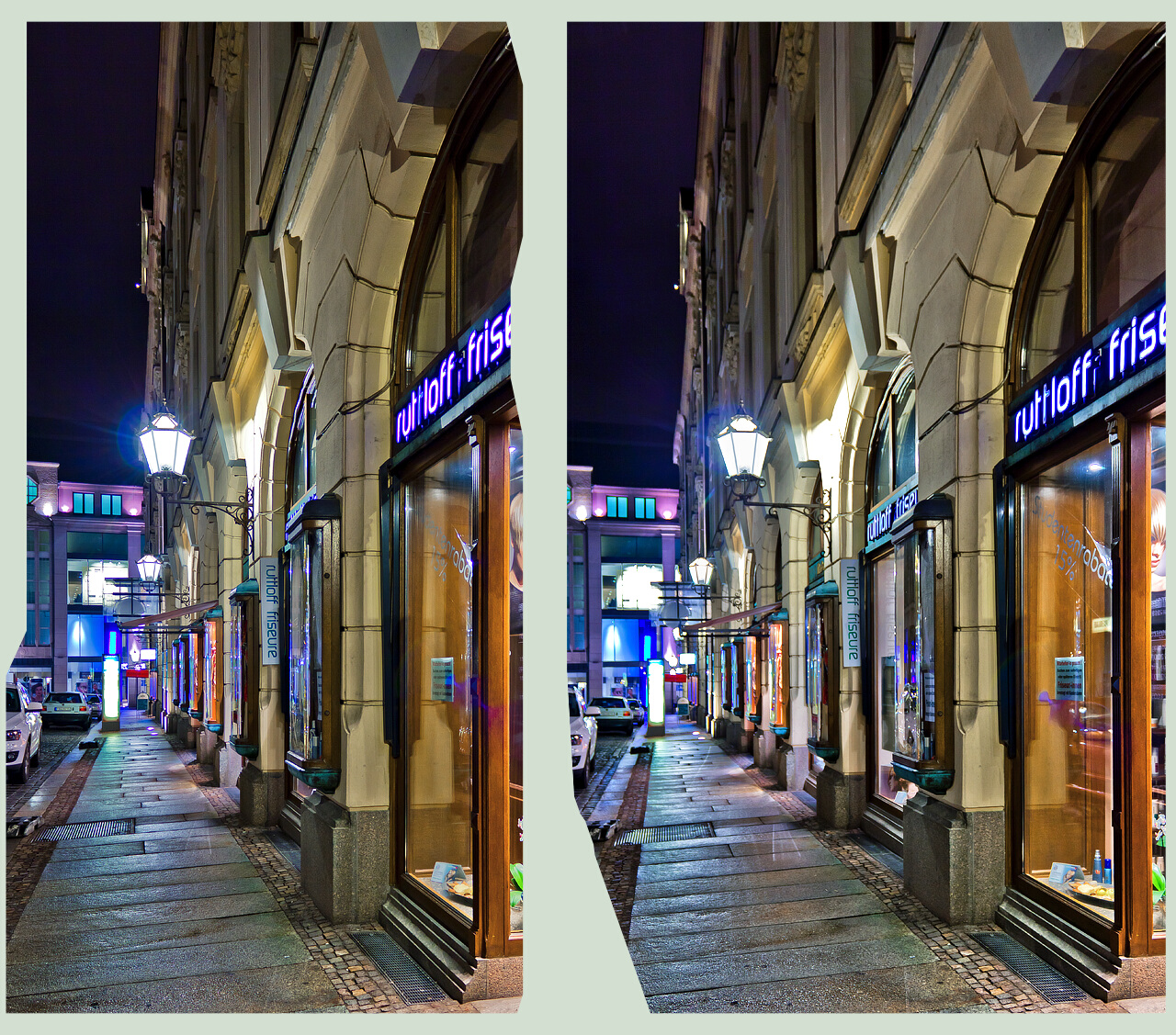 Downtown Leipzig: Cross Eye 3D