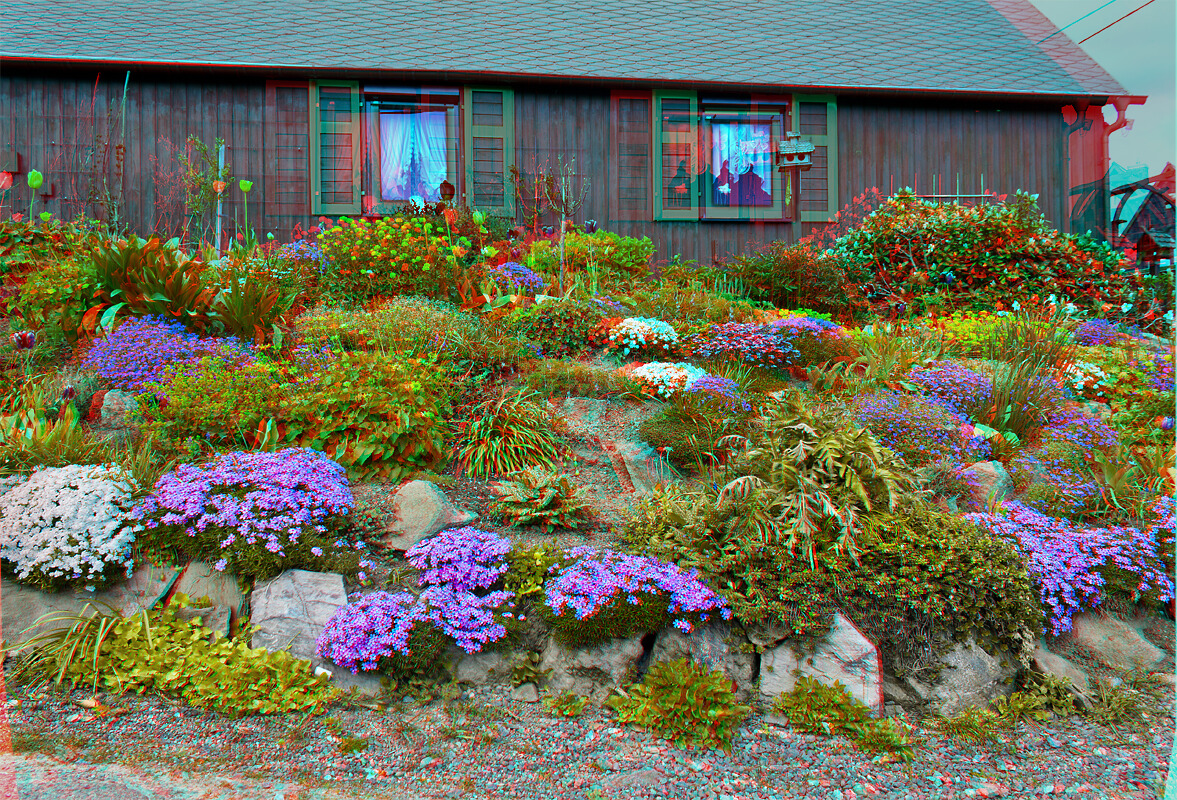 Rockery :: Anaglyph HDR 3D ::