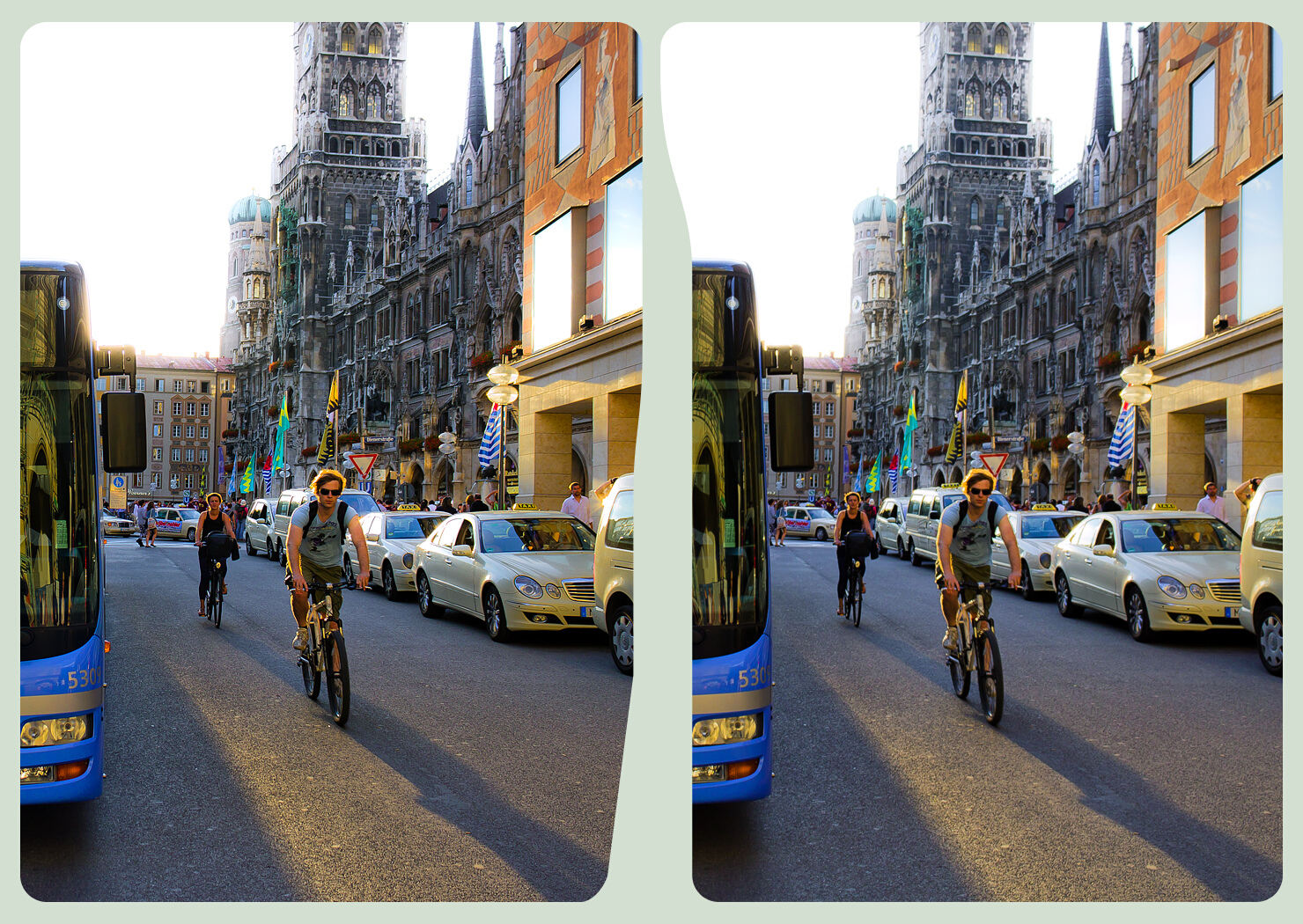 Munich I 3D ::: HDR-Stereoscopy for Cross-Eye View