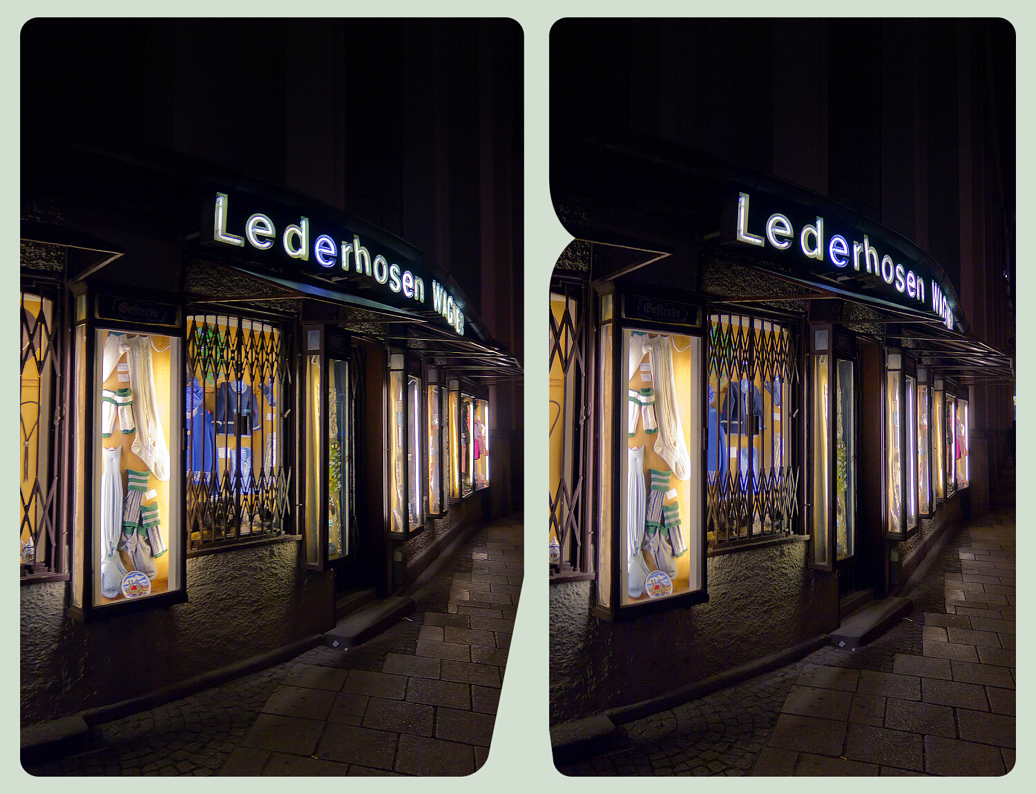 Lederhosen Wagner 3D ::: HDR Cross-Eye Stereoscopy