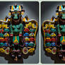 Mahakala Mask 3D ::: HDR Cross-Eye Stereoscopy