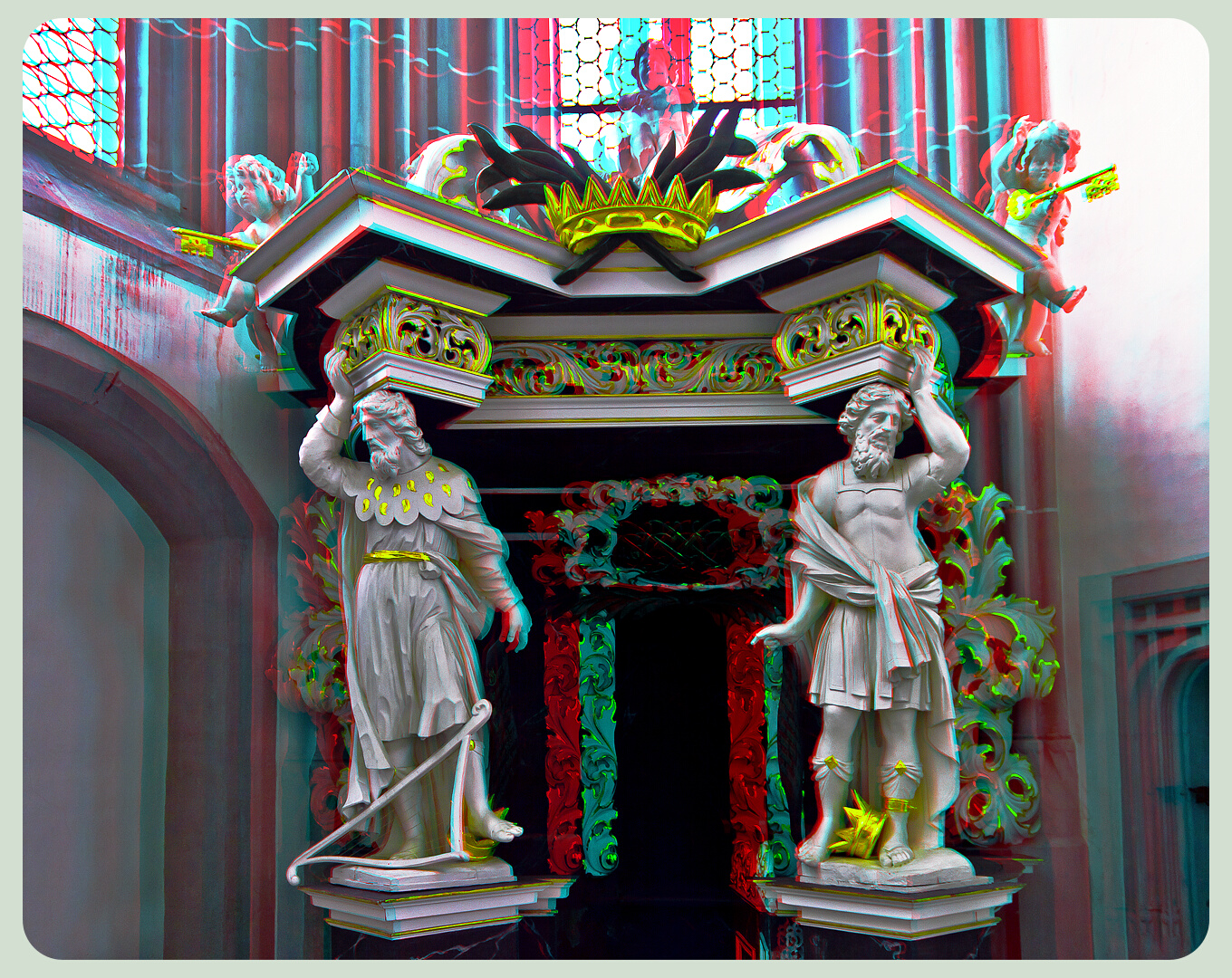 St. Peter and Paul Church Goerlitz 3D ::: Anaglyph