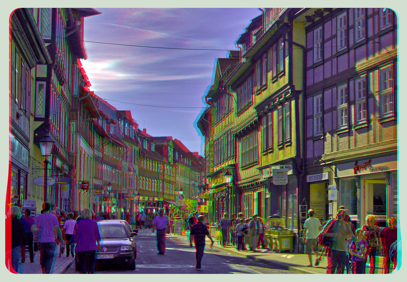 The Half-timbered houses of Wernigerode 3D