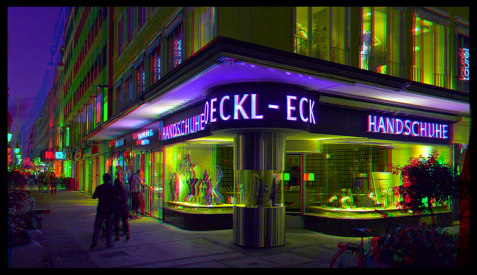 Roeckl-Eck Gloves 3D ::: HDR Anaglyph Stereoscopy