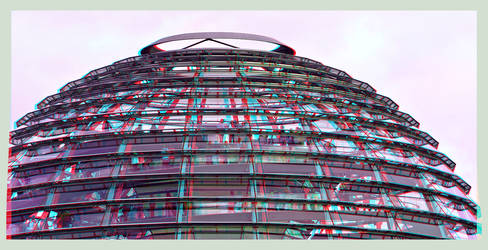 Reichstag dome 3D ::: HDR Anaglyph Stereoscopy by Stereotron-3D