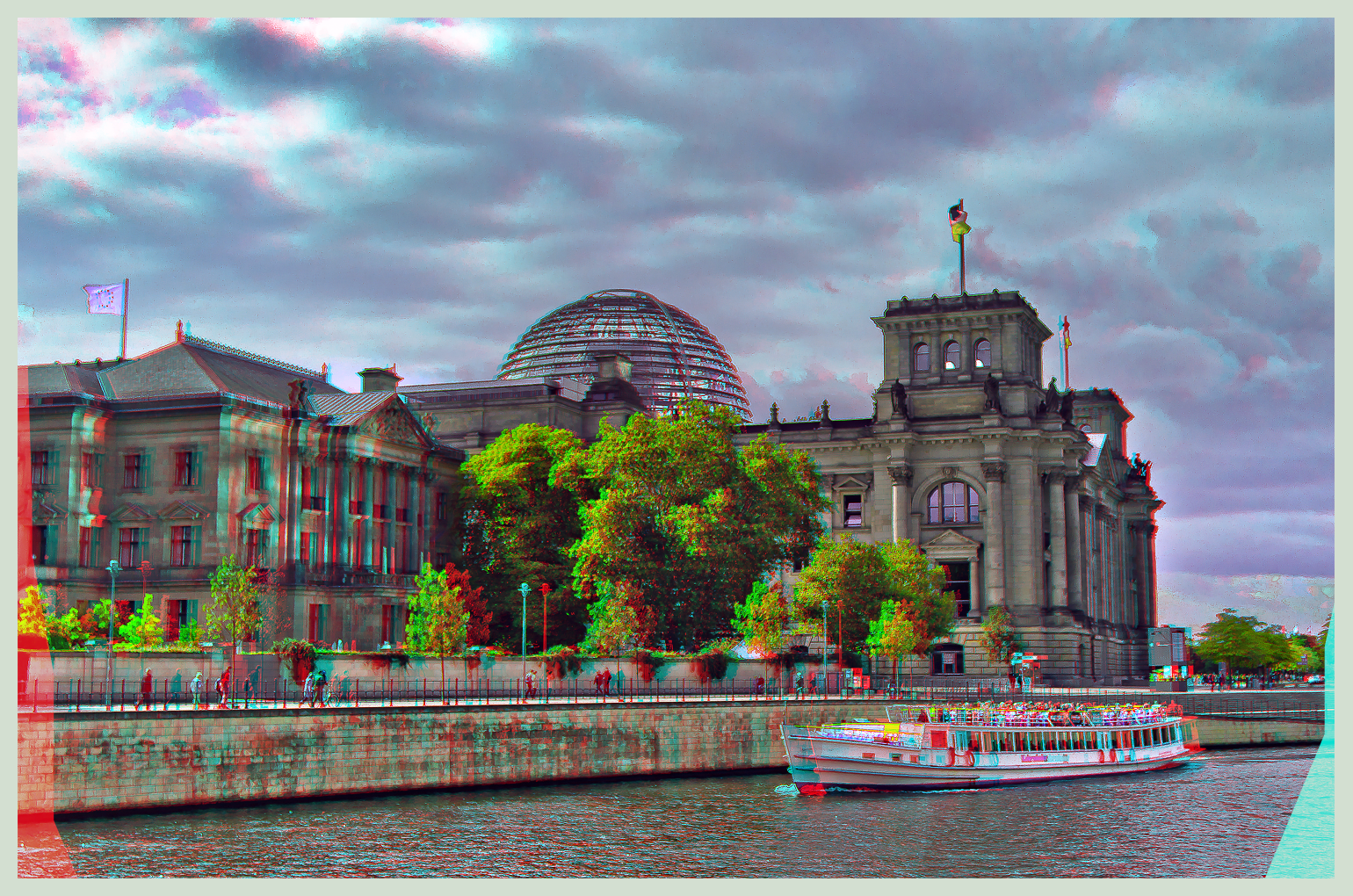 Bundestag in Berlin 3D :: DRi Anaglyph Stereoscopy