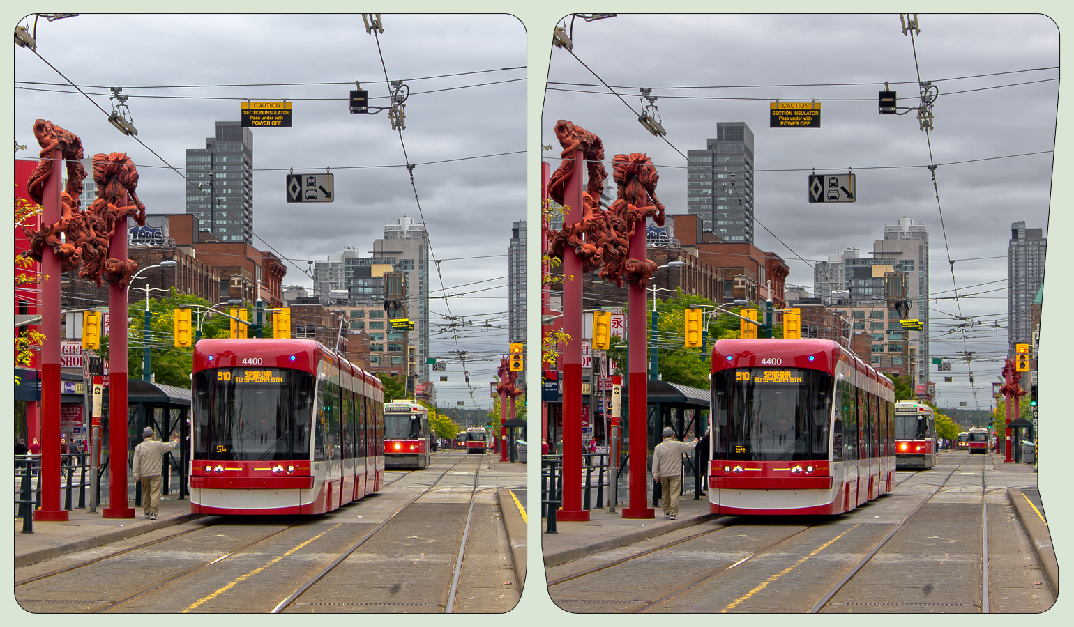 China Town of Toronto ::: HDR/RAW Cross-Eye 3D