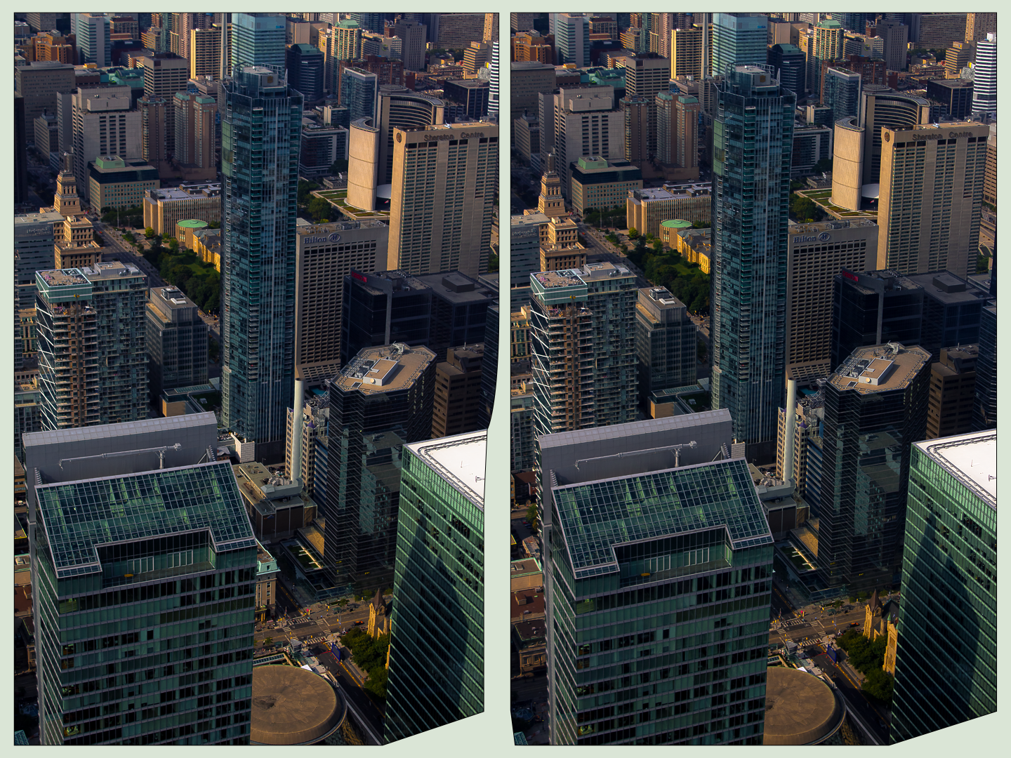 Toronto from atop 3D ::: HDR by RAW CrossEye