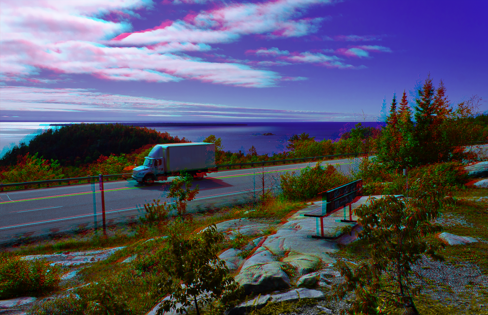 Lake Superior 3-D ::: HDR/Raw Anaglyph Stereoscopy