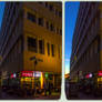 Berlin dusk 3-D / CrossView / Stereoscopy / HDRaw