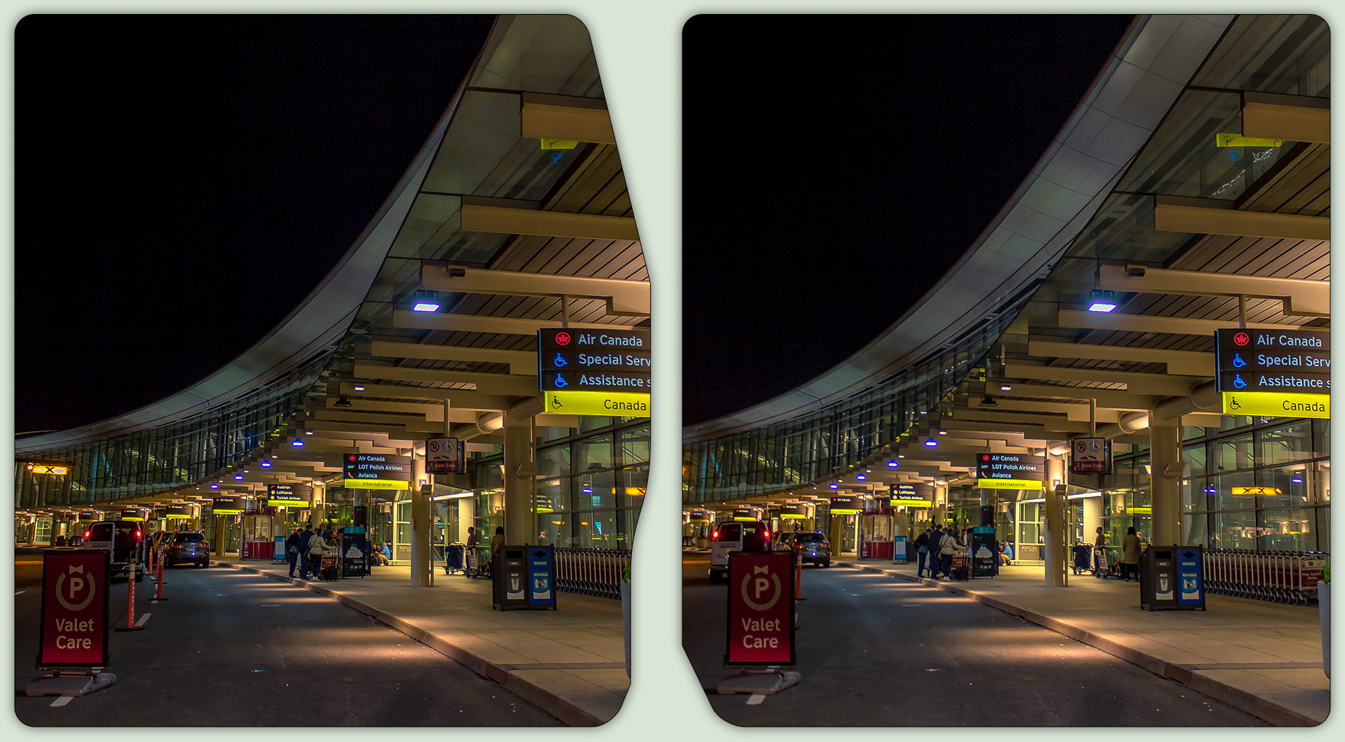 Toronto Pearson International Airport 3-D CrossEye by zour