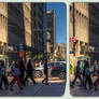 Financial district 3-D / CrossView / Stereoscopy