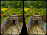 Adit entrance 3-D / CrossView / Stereoscopy by Stereotron-3D