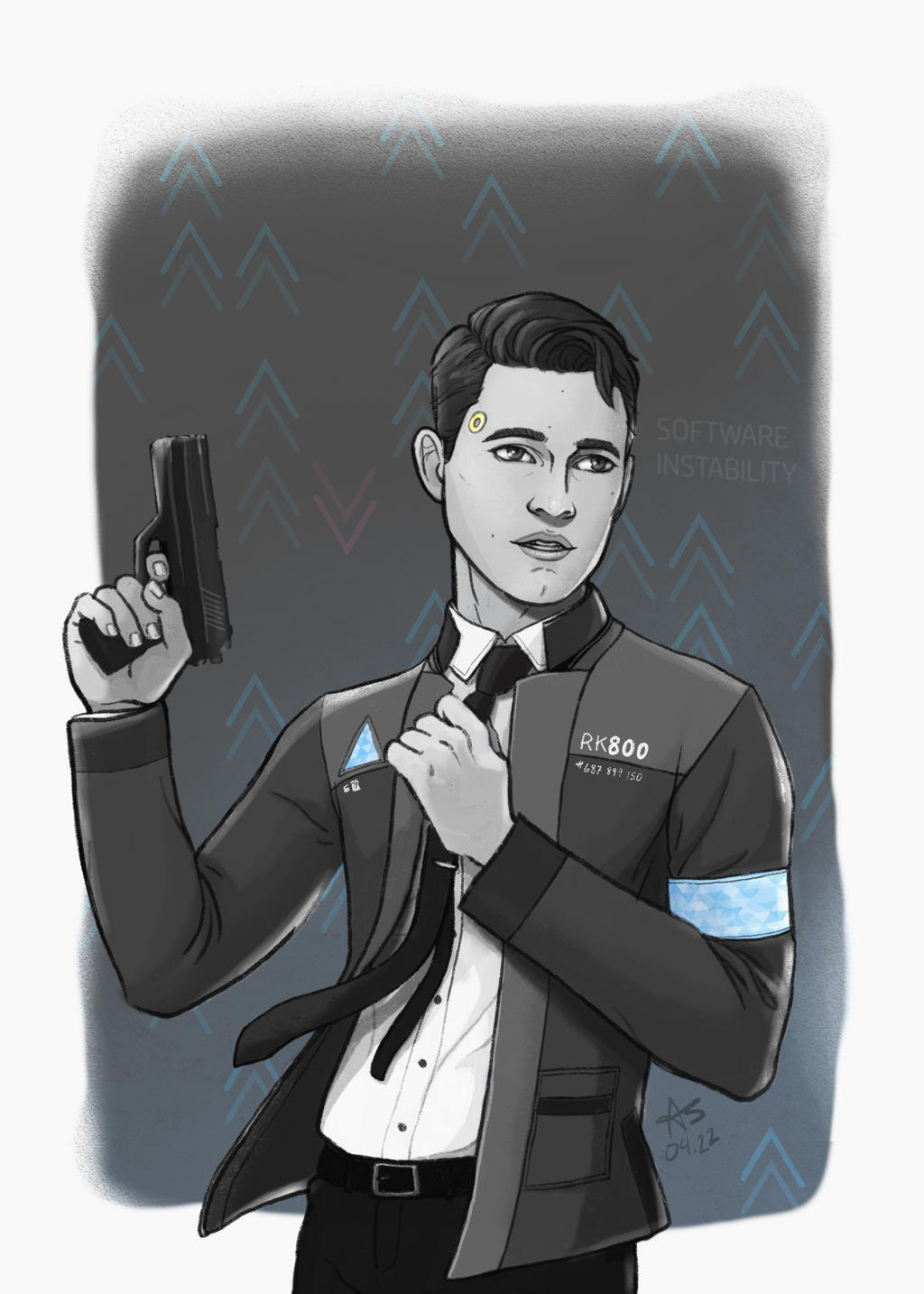 Connor RK800 - Detroit: Become Human by Lienna28 on DeviantArt