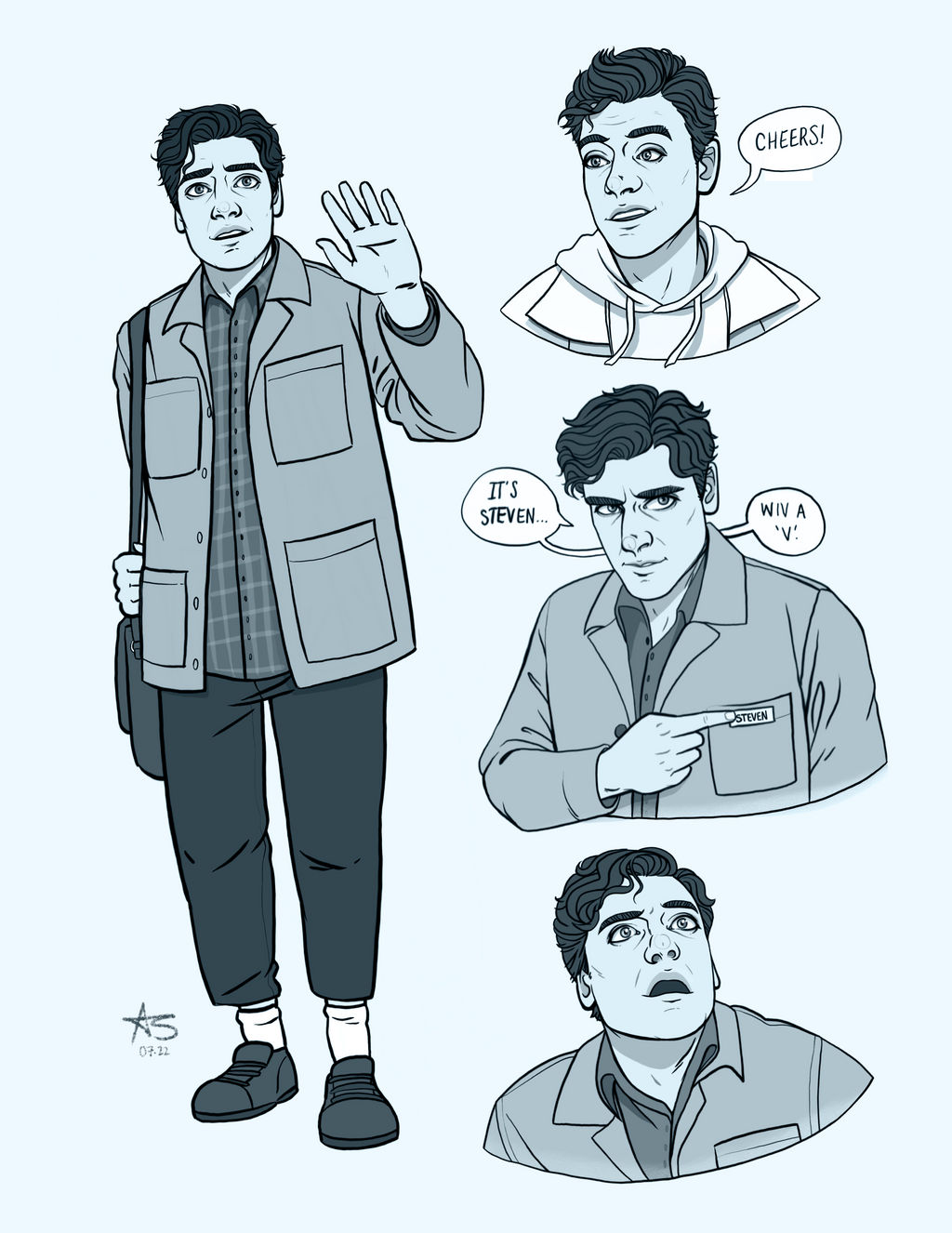 Steven Grant Study - Moon Knight by Lienna28 on DeviantArt