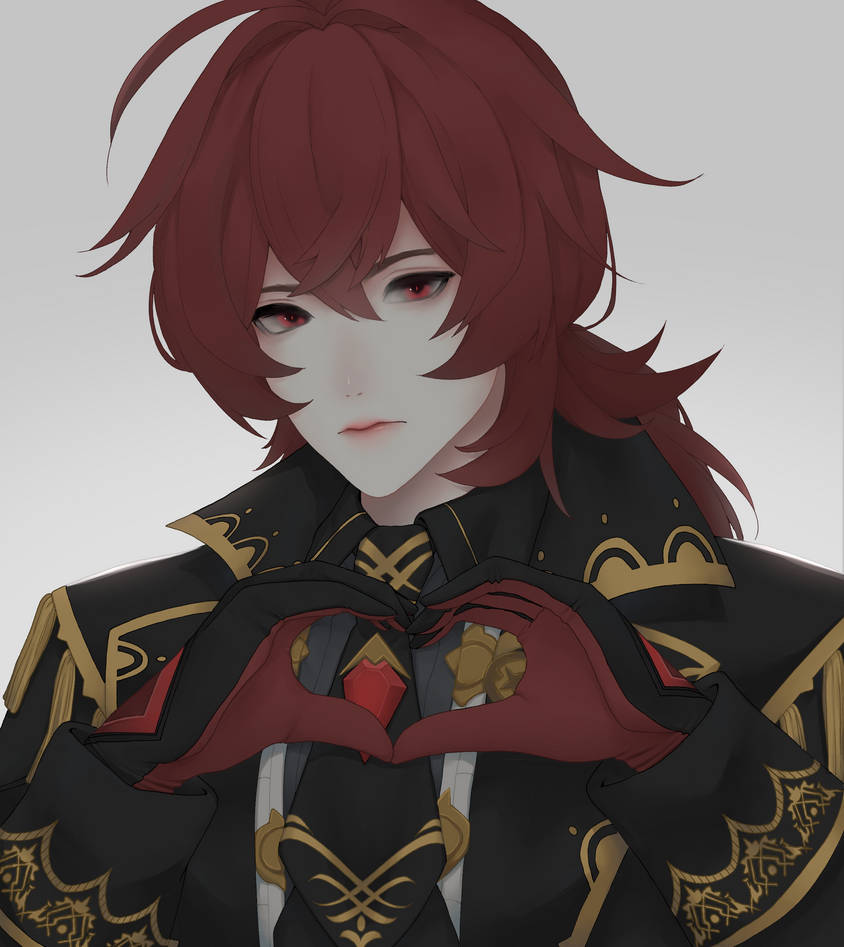 Diluc Commission by nixyiartist on DeviantArt