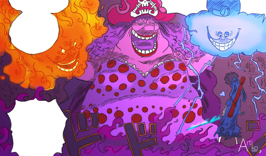 Big-mom Vs Brook One Piece by Artikocreation on DeviantArt
